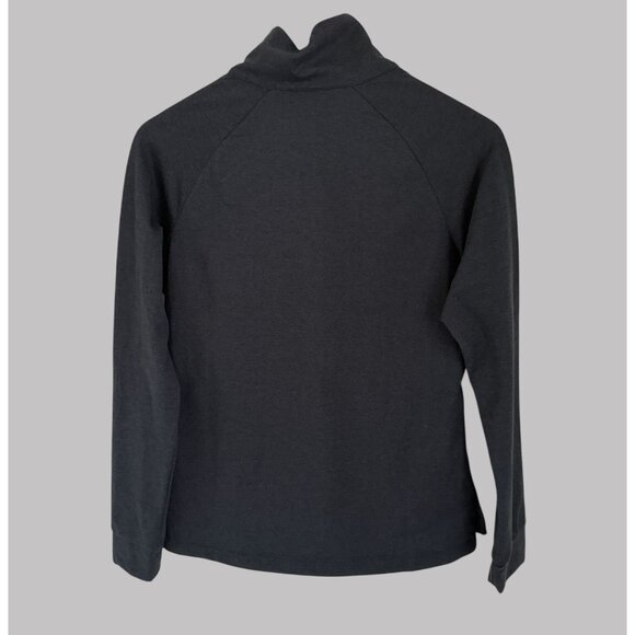 Marine Layer Womens Weekend Sport 1/4 Zip Pullover Charcoal Gray Small Cotton & - Picture 4 of 6